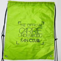 Carrie Underwood Official Fan Club Cinch Sack Bag Tote Backpack - £15.62 GBP