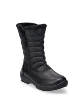 Totes Jennifer Women Black Jennifer Waterproof Snow Boots Round Toe Wide... - $56.09