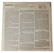 BEETHOVEN Lenox Quartet 1 In F Major 9 In C Major LP 60s Dover 1964 HCR-... - £9.24 GBP