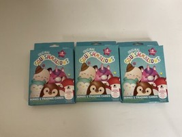 Squishmallows Official Kellytoy Series 1 Trading Cards (LOT of 3) NEW! - £7.86 GBP