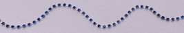 Imported Rhinestone Chain - Royal Blue Rhinestones on Silver Trim BTY M2... - £10.20 GBP