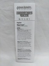 Mage Knight Dungeons Dragons Gate Rules - £25.49 GBP