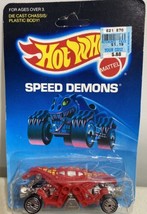 Vintage 1986 Hot Wheels Speed Demons Double Demon #2057  Red P18 - £6.35 GBP