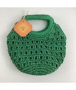 Fe Noel X Target Green Crochet Bag Purse Handbag Women Accessory Top Han... - $53.97 CAD