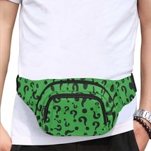 Riddler Riddle Questions Fanny Pack Bumbag Waist Bag with 3 Compartment - £29.75 GBP