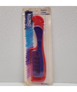 Vintage 2000 Stance Combs Stylers Set of 2- New! Red &amp; Purple Unbreakable - $13.50