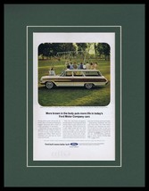 1964 Ford Country Squire Wagon Framed 11x14 ORIGINAL Vintage Advertisement - $44.54