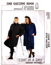 COAT IN A DAY Serger Pattern - The Cutting Edge One Size UNCUT - $12.00