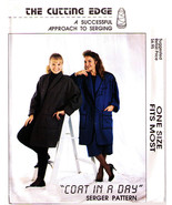 COAT IN A DAY Serger Pattern - The Cutting Edge One Size UNCUT - £9.59 GBP