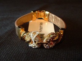 Lia Sophia Stylista Gold Toned 8 Inch Bracelet (Pre-Production Sample) NWT - £21.49 GBP