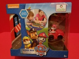 Paw Patrol Game Rug 31.5&quot; x 44&quot; Marshall Fire Engine Vehicle Toy Adventure Bay - £19.09 GBP