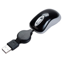 I/o Magic I012M02MR RETRACTABLE OPTICAL MINI TRAVEL MOUSE - $36.83