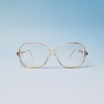 CSC- SHEENA Pink Blue 56-20 eyeglasses twisted temples vintage frames - $14.52