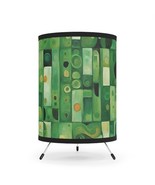 Abstract Green Art Tripod Table Lamp USCA Plug - $1,863.07 MXN