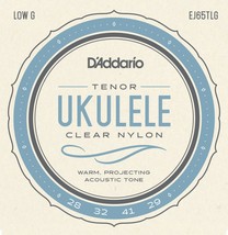 D&#39;Addario EJ65TLGPro-Art Custom Extruded Nylon Ukulele Strings Tenor Low-G - $17.99