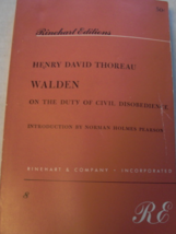.  Walden, or Life in The Woods, On the Duty of Civil Disobedience, written by H - £30.68 GBP