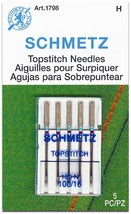 Schmetz Topstitch Machine Needles-Size 100/16 5/Pkg - £10.91 GBP
