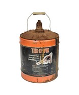 Rare Tox-O-Wik Herington Kansas 5 Gallon Can Vtg Weathered Farm Agricult... - $43.00