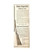 Remington Action Flobert Target Gun 1885 Advertisement Victorian Firearm... - $561.68 MXN