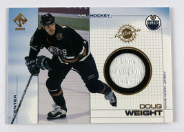 2001-02 Pacific Private Stock #50 Doug Weight Game Used Gear Jersey - Oi... - £10.10 GBP