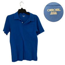 Cherokee Men’s Polo Shirt Blue Short Sleeve Size XL (16) - $14.85