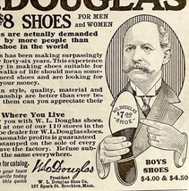 1922 W.L. Douglas Shoes Footwear Advertisement Clothing Ephemera - $19.99