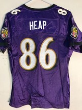 Reebok Women&#39;s NFL Jersey Ravens Todd Heap Purple sz 2X - €9,56 EUR