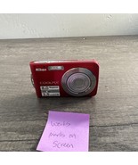Nikon Coolpix S210 Digital Camera/Battery Tested Works MARKS ON SCREEN - $69.87