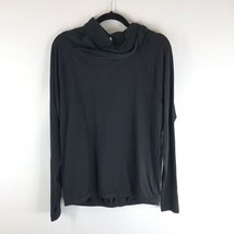 Lululemon Healthy Heart Pullover Black Cowl Neck Thumbholes 6 - £34.13 GBP