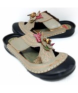 Elite Corkys Close Toe Floral Leaves Fern Clog Sandals - Womens US 8 / E... - $475.03 MXN