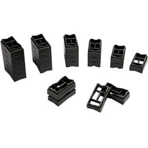 150 pack  stackable cable tie mount spacer, black, stackable telco cable... - $89.70