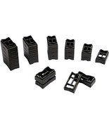 150 pack  stackable cable tie mount spacer, black, stackable telco cable... - $89.70