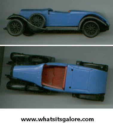 vintage CLE Key plastic toy roadster MADE IN FRANCE - $7.00