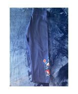 Women’s Floral Printed Blue Tights Size XL - $9.99