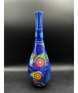 Talavera Bright Colors Birds by Rufina Trujillo Tall Vase 12.25” Tall - $748.09 MXN
