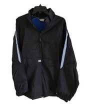 Vintage Nike Windbreaker Jacket RN 56323 CA 05553 Men’s XL Black Blue - £30.85 GBP