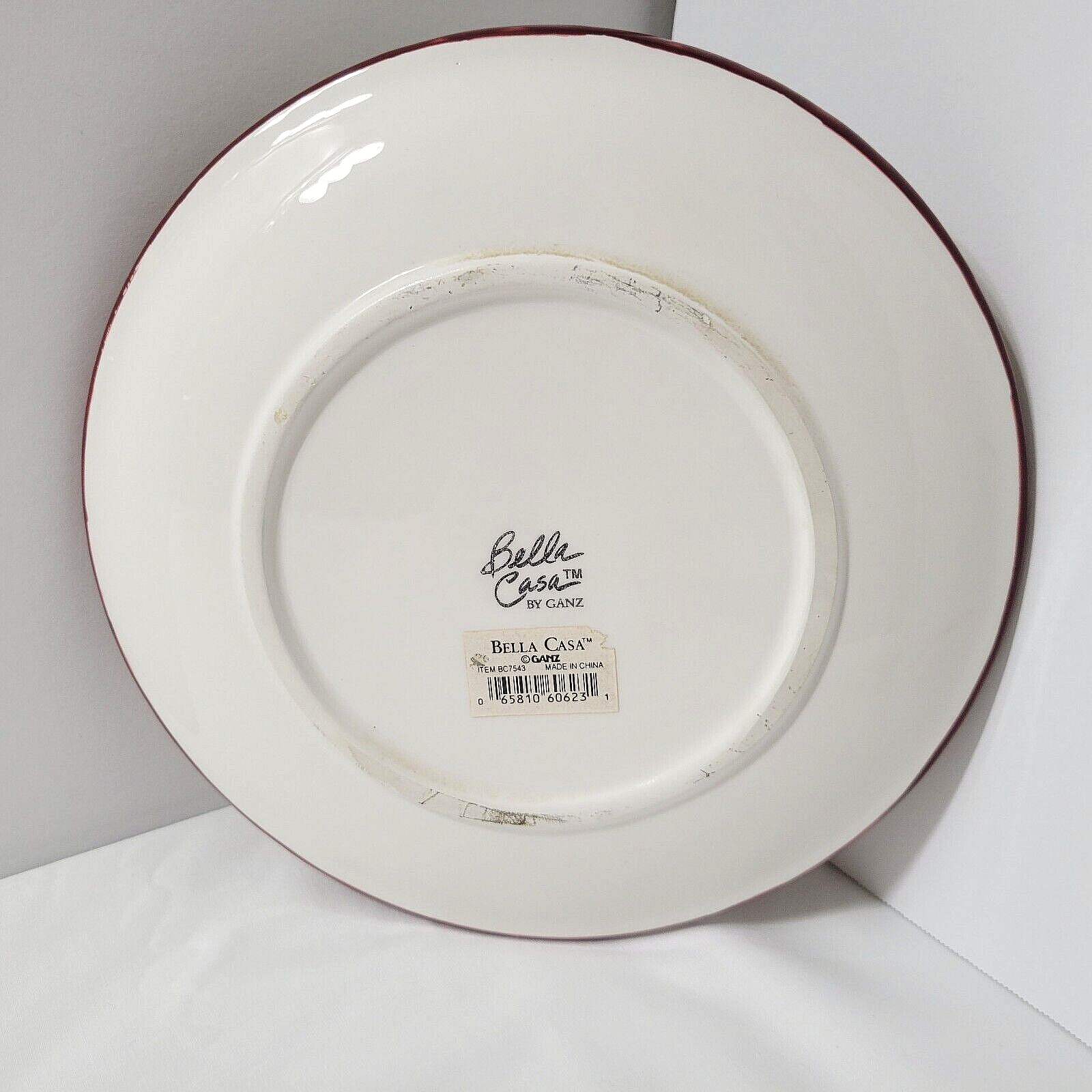 Bella Casa Ganz Collector Plate Carrot Radish Fruit Vegetable 3D Wall Decor VTG - £26.30 GBP