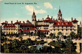 Vintage Hotel Ponce De Leon, St. Augustine, FL Postcard - £3.11 GBP