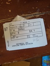 OEM LOT of 3 Motorola Radio Antenna Lock Nut GP300 P100 # 0205765L02 - $23.85