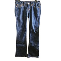True Religion Dark Wash Flare Jeans Size 28 - £27.25 GBP