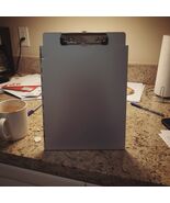 Recycled Aluminum Portfolio Clipboard with Privacy Cover – Letter Size 8... - $829.72 MXN