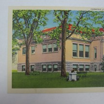 Vintage 1933 Postcard Carnegie Library Greenville Ohio Curt Teich UNPOSTED - $5.99
