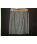 Ann Taylor LOFT Petites Skirt, Size 4P Gray, Wool/Polyester, Knee Length - £11.76 GBP