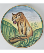 Vtg Veneto Flair Plate Puma V. Tiziano Italy Limited Edition - $14.85