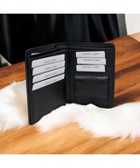 Full-Grain Leather Bifold Wallet, 11 Card Slots, ID Window, Cash Section... - $1,895.83 MXN