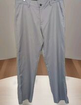 Men’s  ADIDAS Climalite Flat Front Gray Golf Pants Size 35x32 - $16.82