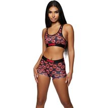 PSD Women's Iced Lips Sports Bra, Red, Size XSmall - $24.70