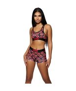 PSD Women's Iced Lips Sports Bra, Red, Size XSmall - $24.70