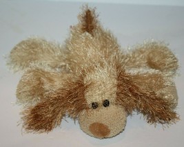 Ty Punkies Shreds Dog 9&quot; Tan Eyelash Plush Puppy Stuffed Animal Shaggy S... - $18.00