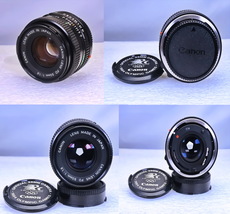 Canon FD 50mm f1.8 Manual Focus Prime Lens with Vintage 1984 LA Olympics Len Cap - £46.03 GBP